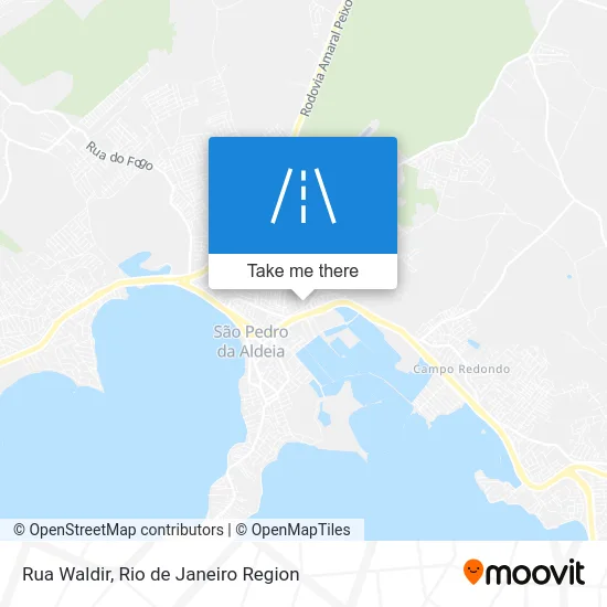 Rua Waldir map