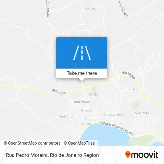 Rua Pedro Moreira map