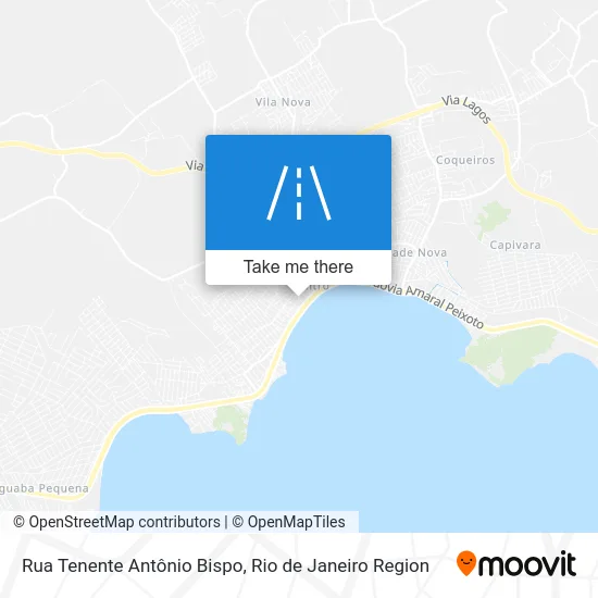 Rua Tenente Antônio Bispo map