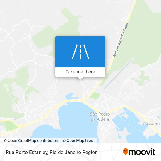 Rua Porto Estanley map