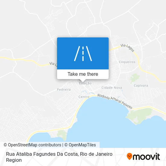 Rua Ataliba Fagundes Da Costa map