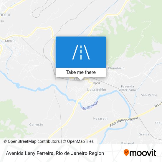 Avenida Leny Ferreira map