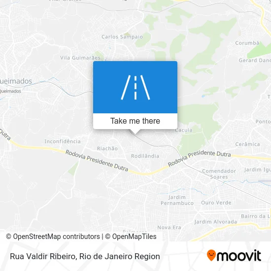 Rua Valdir Ribeiro map