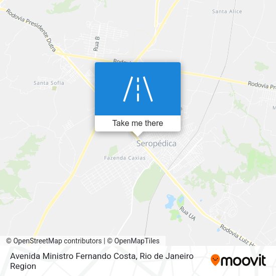 Avenida Ministro Fernando Costa map