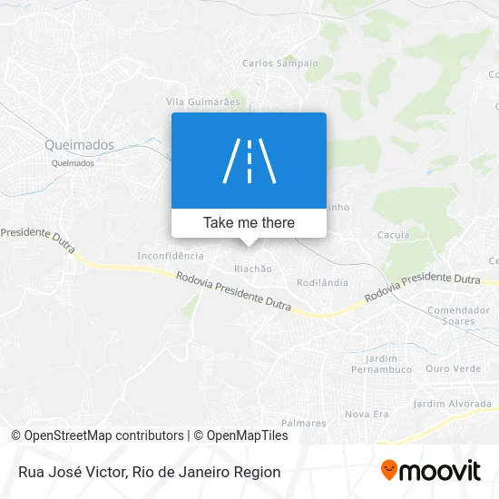 Rua José Victor map