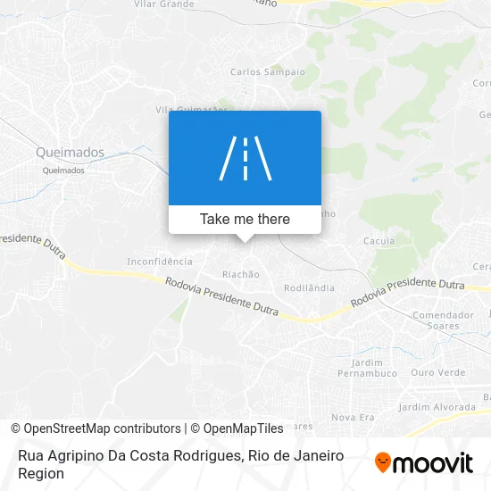 Rua Agripino Da Costa Rodrigues map