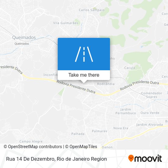 Rua 14 De Dezembro map