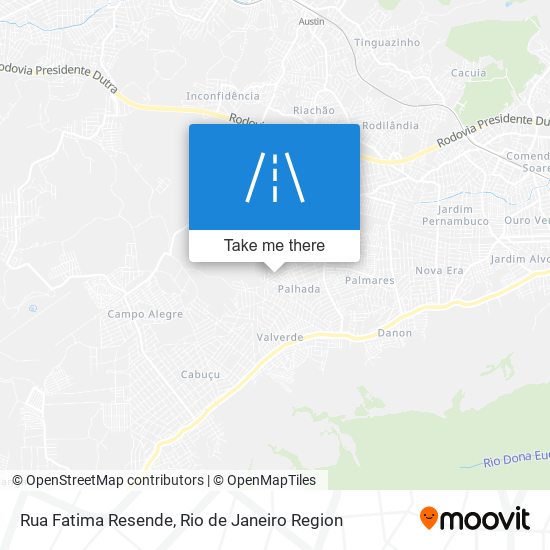 Rua Fatima Resende map