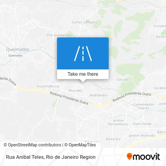 Rua Anibal Teles map