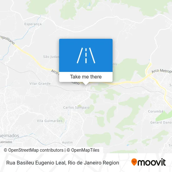 Rua Basileu Eugenio Leal map