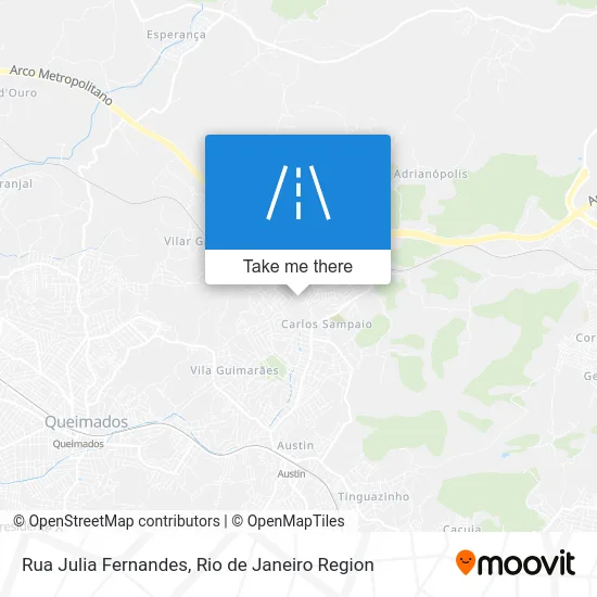 Rua Julia Fernandes map