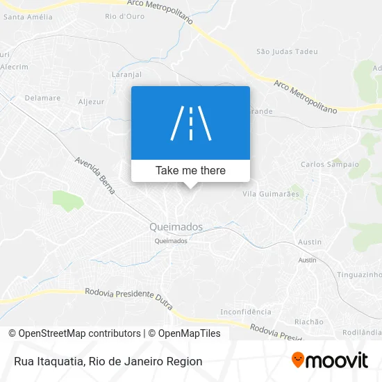Rua Itaquatia map