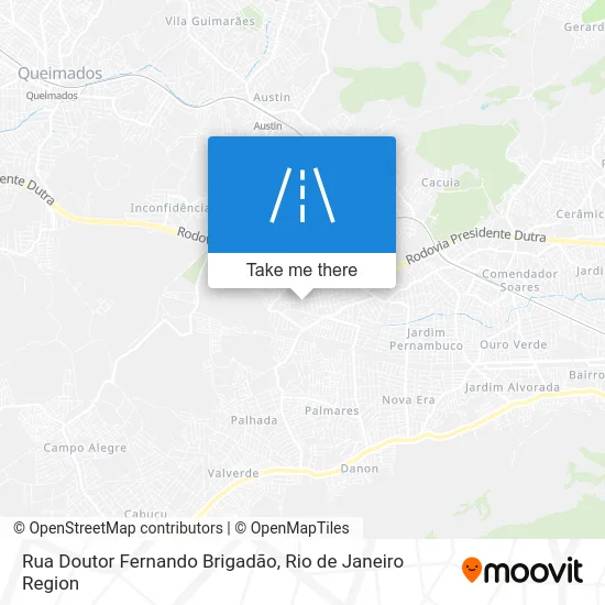 Rua Doutor Fernando Brigadão map