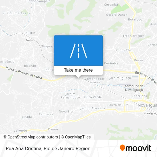 Rua Ana Cristina map