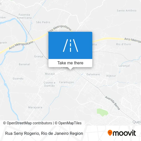 Mapa Rua Seny Rogerio