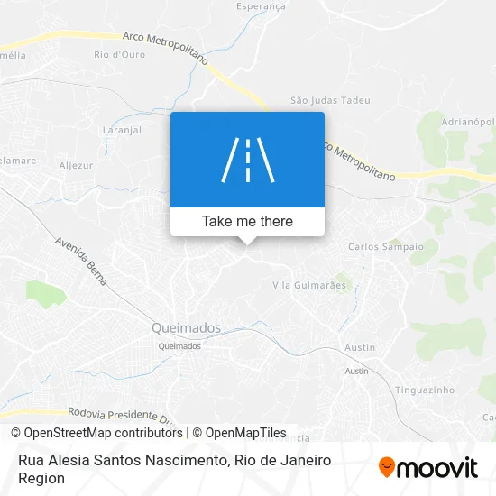 Rua Alesia Santos Nascimento map