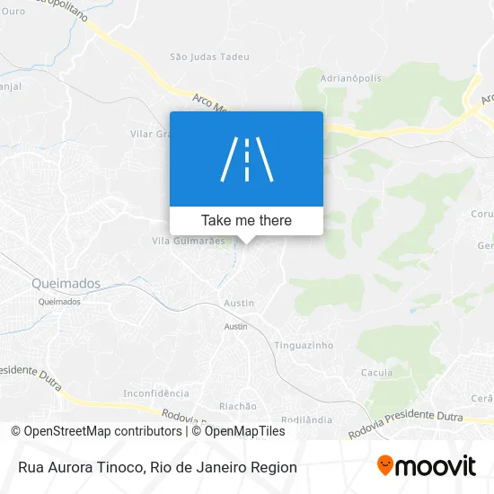 Rua Aurora Tinoco map