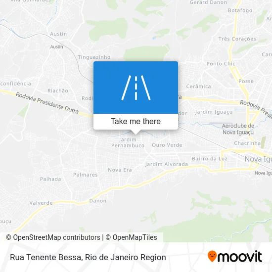 Rua Tenente Bessa map