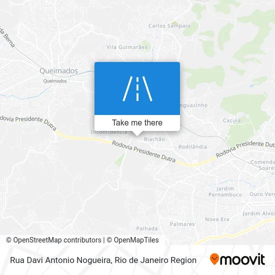 Rua Davi Antonio Nogueira map