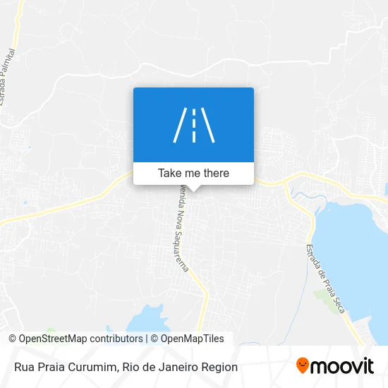Rua Praia Curumim map