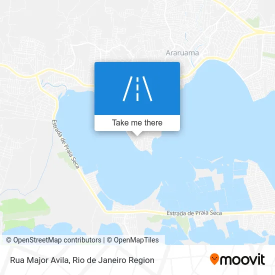 Rua Major Avila map
