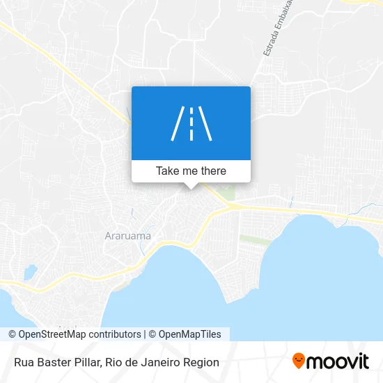 Rua Baster Pillar map