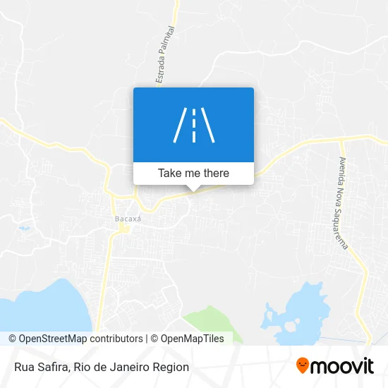 Rua Safira map