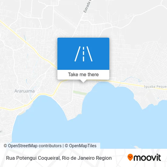 Rua Potengui Coqueiral map