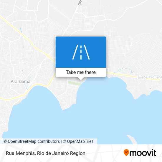 Rua Menphis map