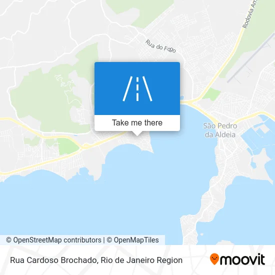 Rua Cardoso Brochado map