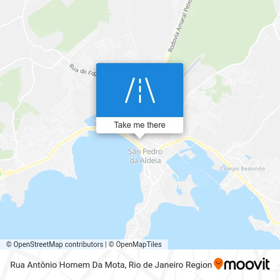 Rua Antônio Homem Da Mota map