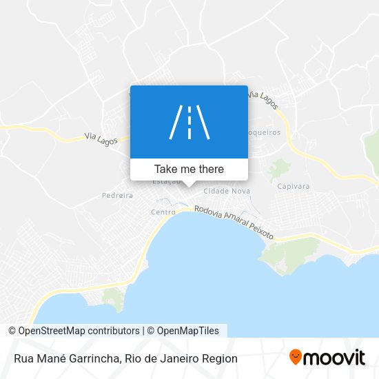 Rua Mané Garrincha map