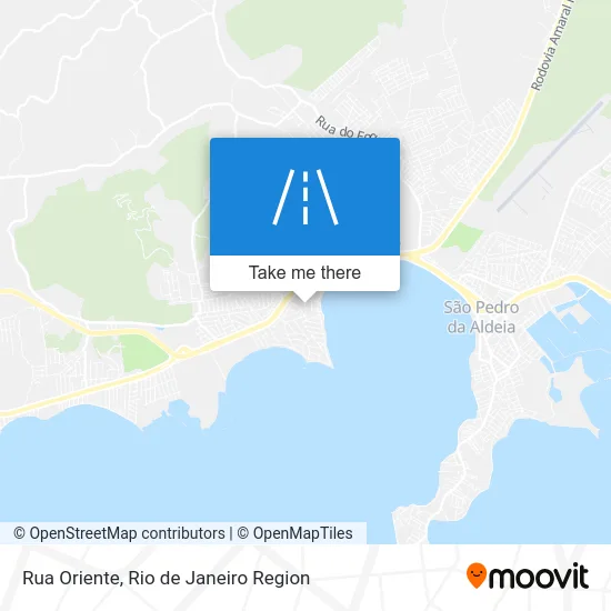 Rua Oriente map