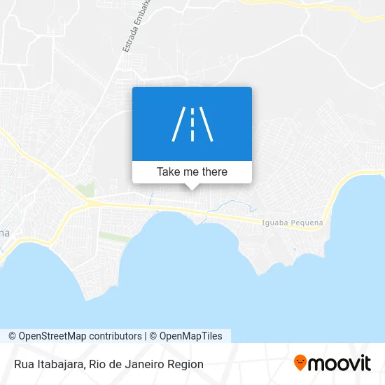 Rua Itabajara map