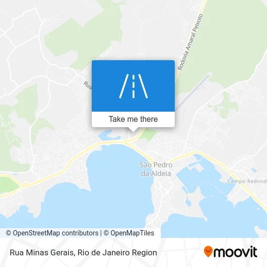 Rua Minas Gerais map