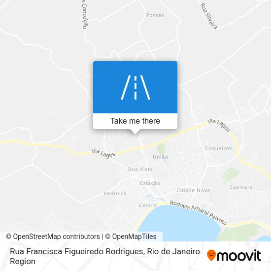 Rua Francisca Figueiredo Rodrigues map