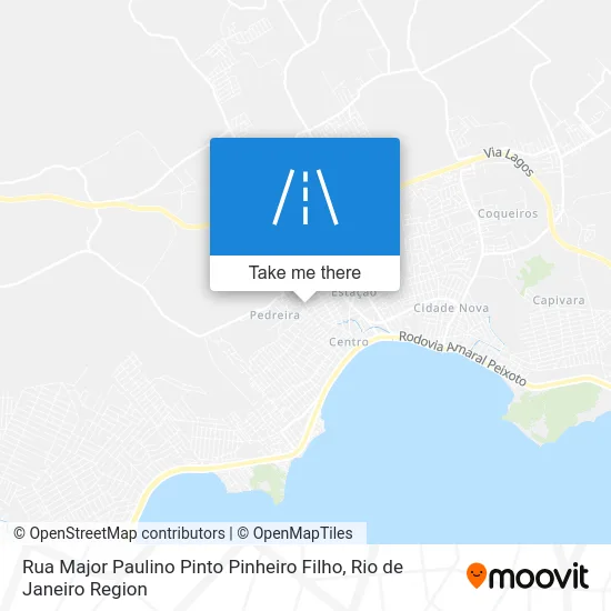 Rua Major Paulino Pinto Pinheiro Filho map