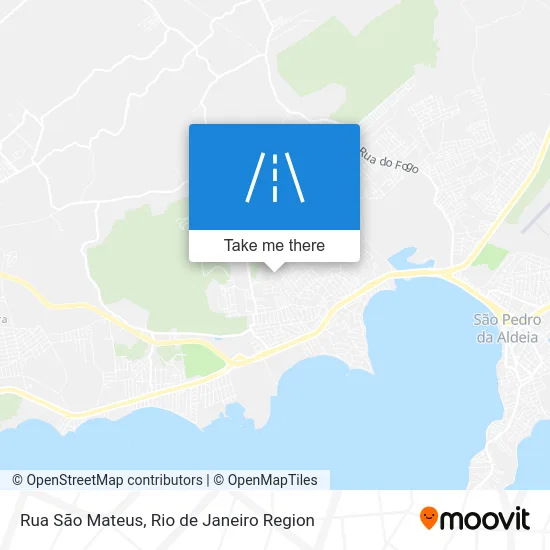 Rua São Mateus map