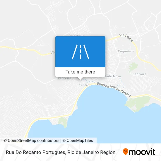 Rua Do Recanto Portugues map