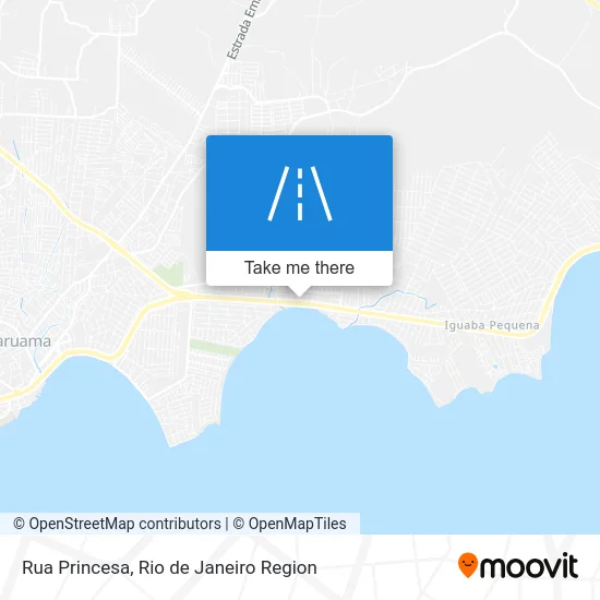 Rua Princesa map