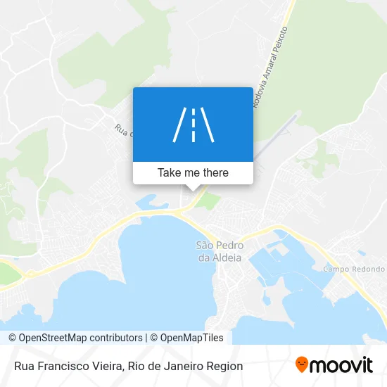 Rua Francisco Vieira map