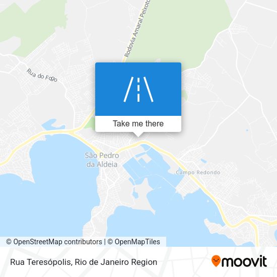 Rua Teresópolis map