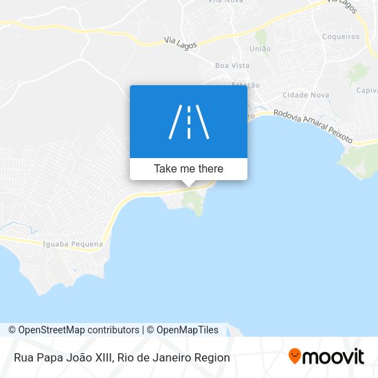 Rua Papa João XIII map