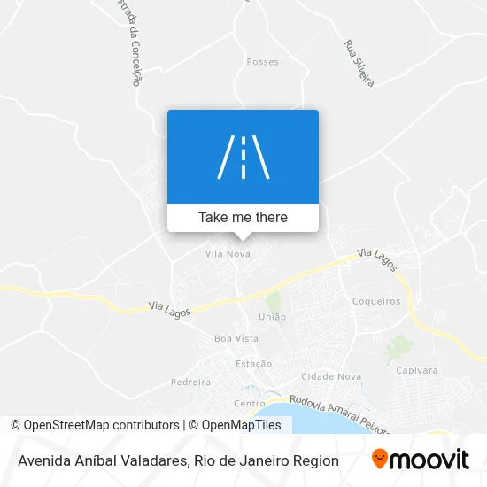 Avenida Aníbal Valadares map
