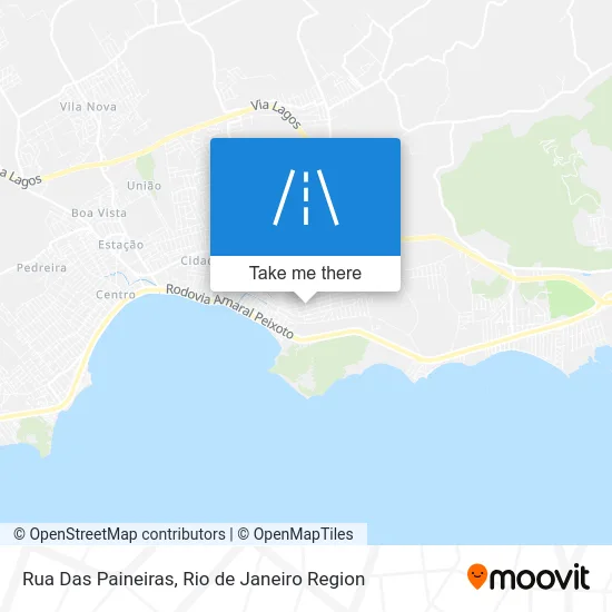 Rua Das Paineiras map