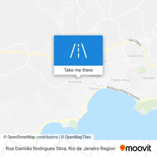 Rua Damião Rodrigues Silva map