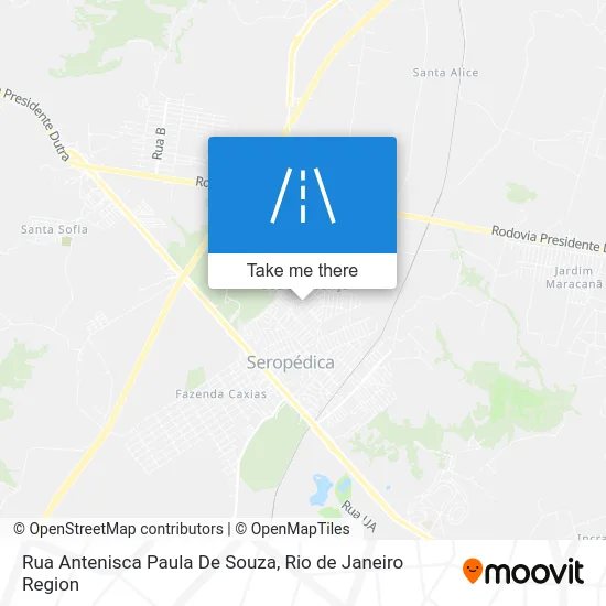 Rua Antenisca Paula De Souza map