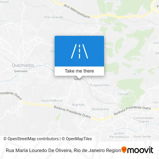 Rua Maria Louredo De Oliveira map
