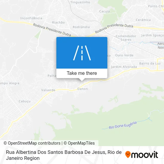 Rua Albertina Dos Santos Barbosa De Jesus map