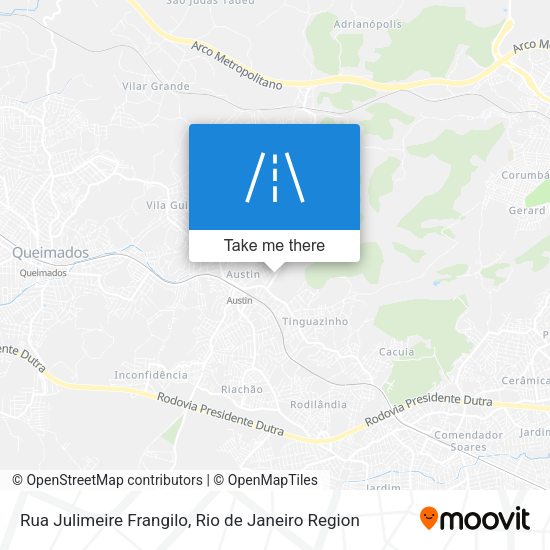 Rua Julimeire Frangilo map